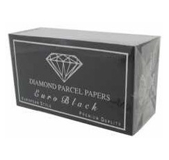 BOX OF 25 DIAMOND WRAPPING BLACK PAPERS